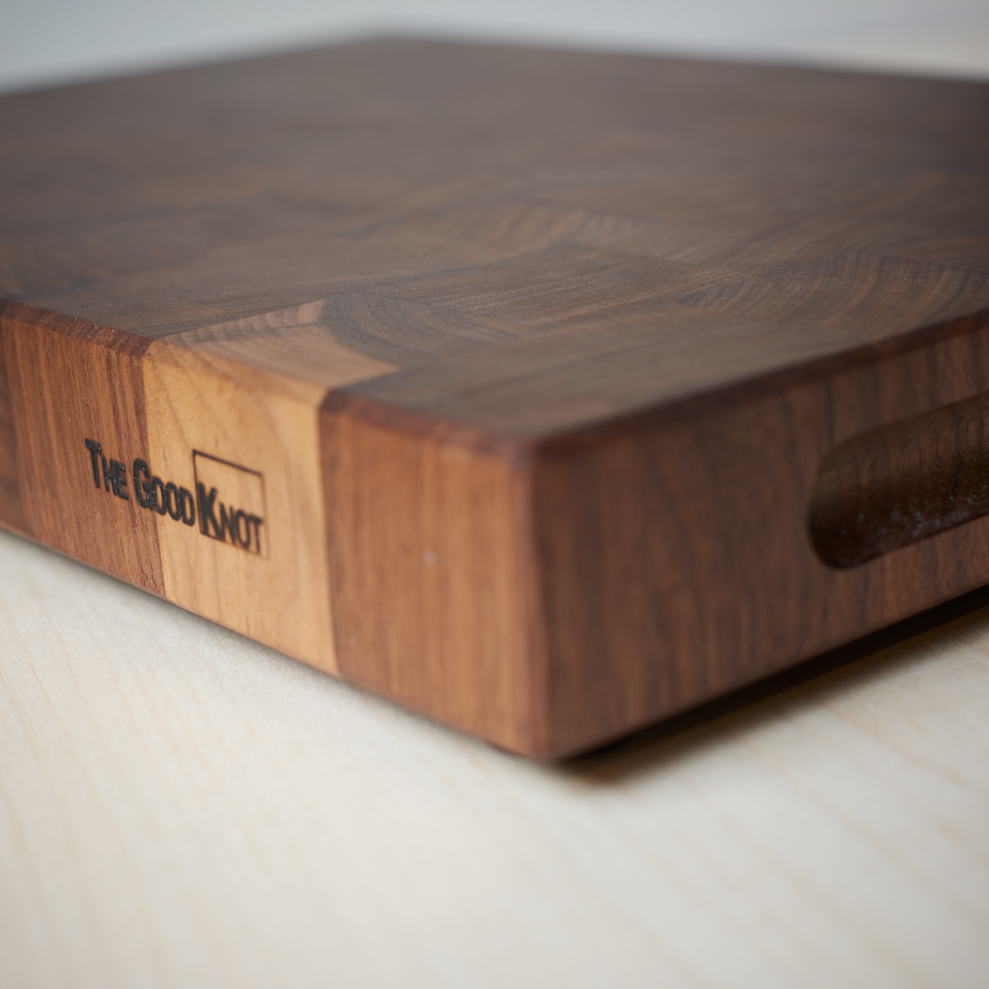 Large Handcrafted Walnut End Grain Cutting Board - Professional-Grade Butcher Block
