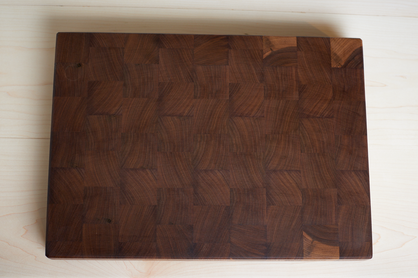 Large Handcrafted Walnut End Grain Cutting Board - Professional-Grade Butcher Block