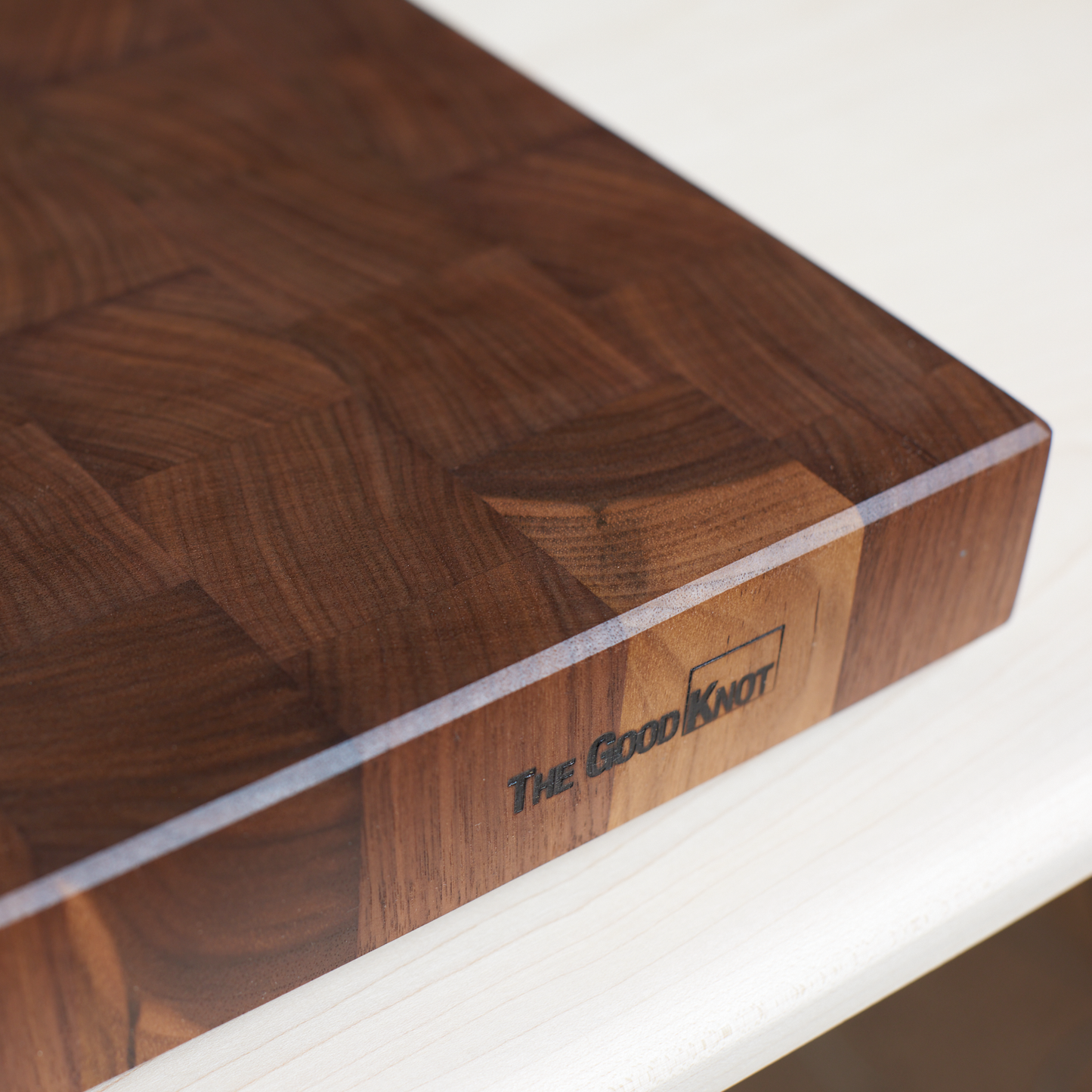Large Handcrafted Walnut End Grain Cutting Board - Professional-Grade Butcher Block