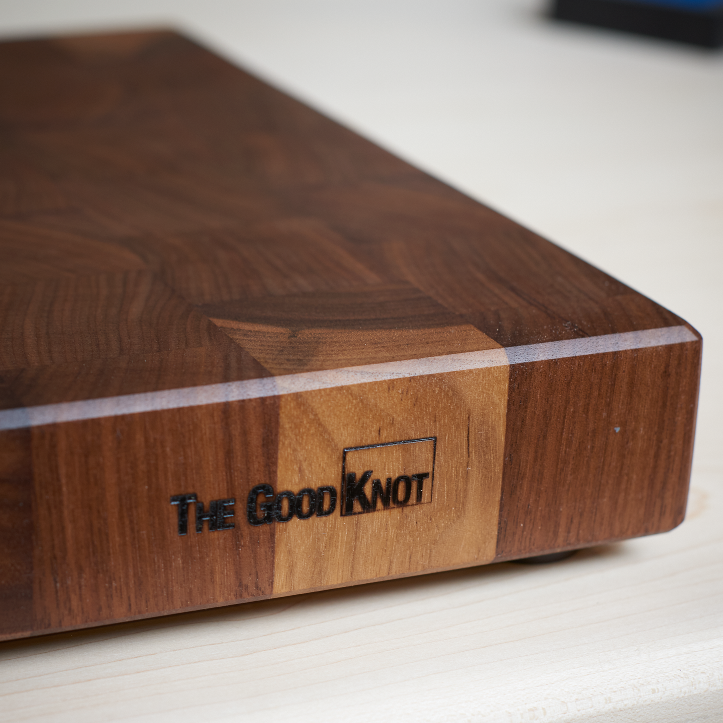 Large Handcrafted Walnut End Grain Cutting Board - Professional-Grade Butcher Block